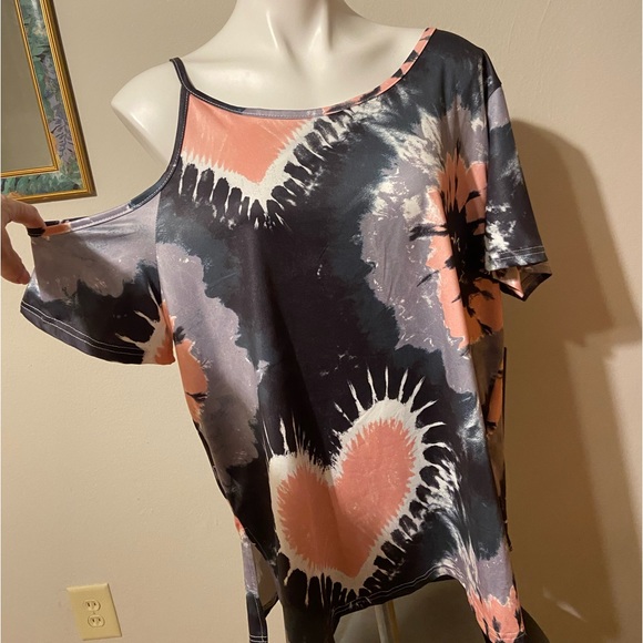 SHEIN Tops - 6 for $24 Shein Curvy 1X cold shoulder blouse   One shoulder